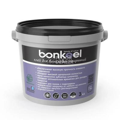 Сопутствующие материалы  Клей для виниловых покрытий Bonkeel 3кг. фото 1 | FLOORDEALER